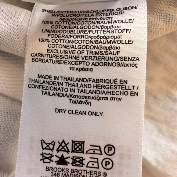 NWT Brooks Brothers Broderie Anglaise Eyelet Mini Dress - Picture 7 of 9